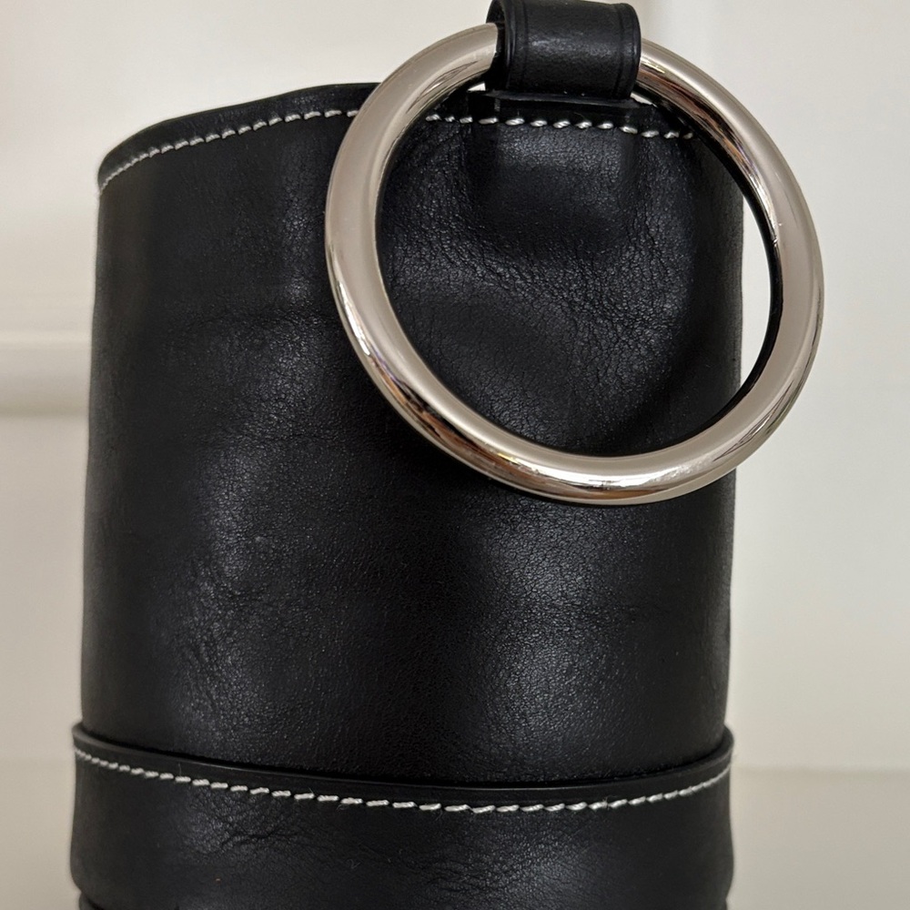 Simon Miller Black Leather Bucket Bag - Picture 6 of 6